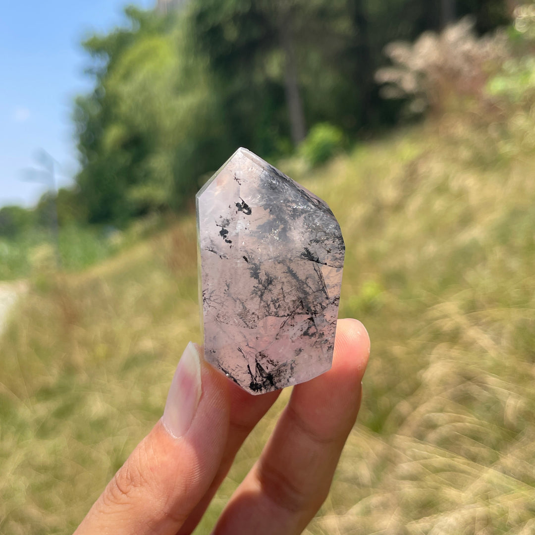 Unique,Natural Crystal Dendritic Quartz Freeform