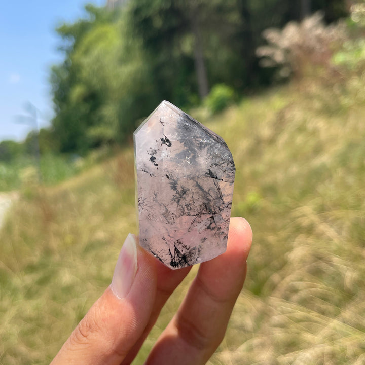 Unique,Natural Crystal Dendritic Quartz Freeform
