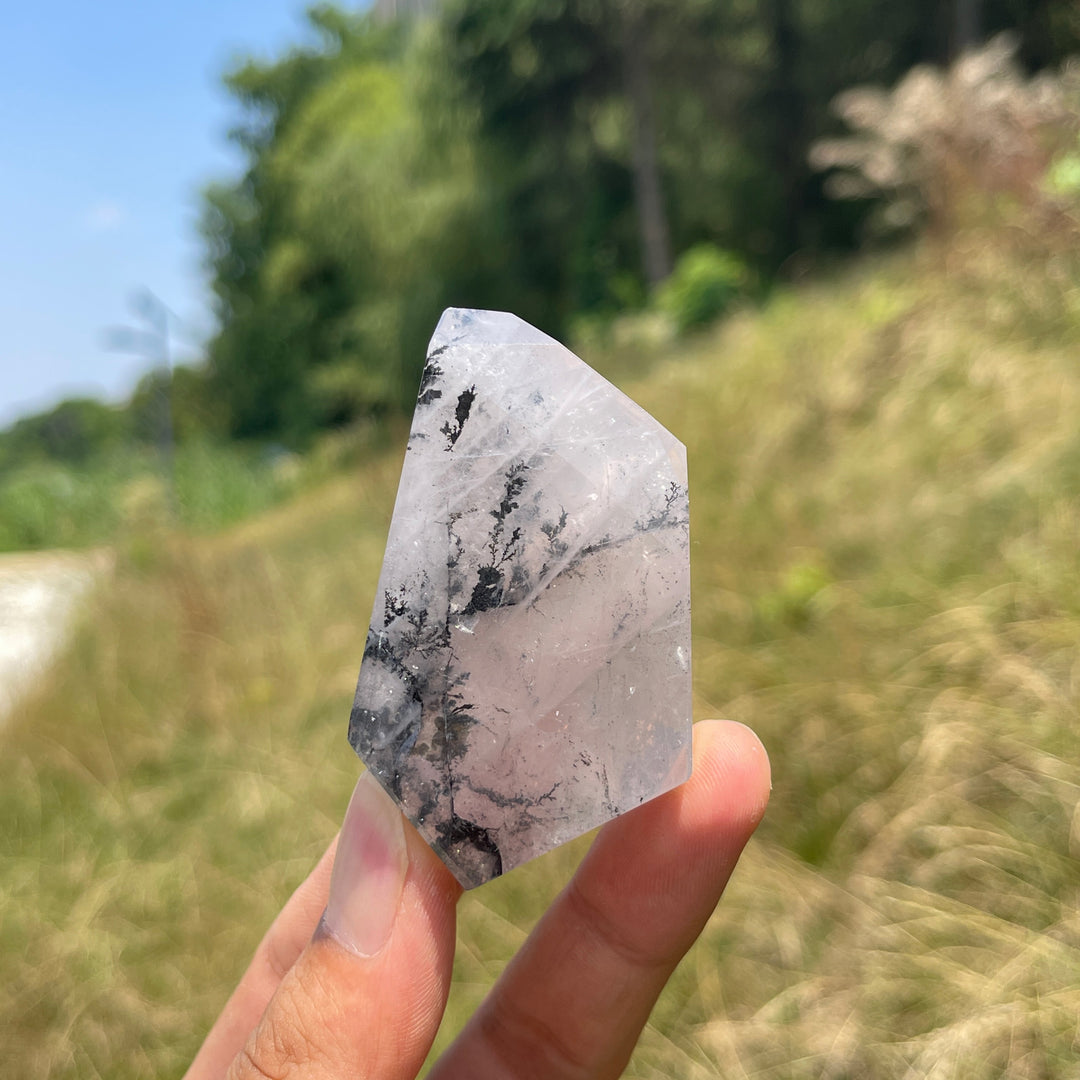 Unique,Natural Crystal Dendritic Quartz Freeform