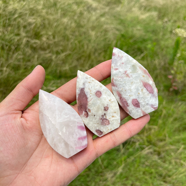 Natural Crystal Pink Tourmaline Teardrop