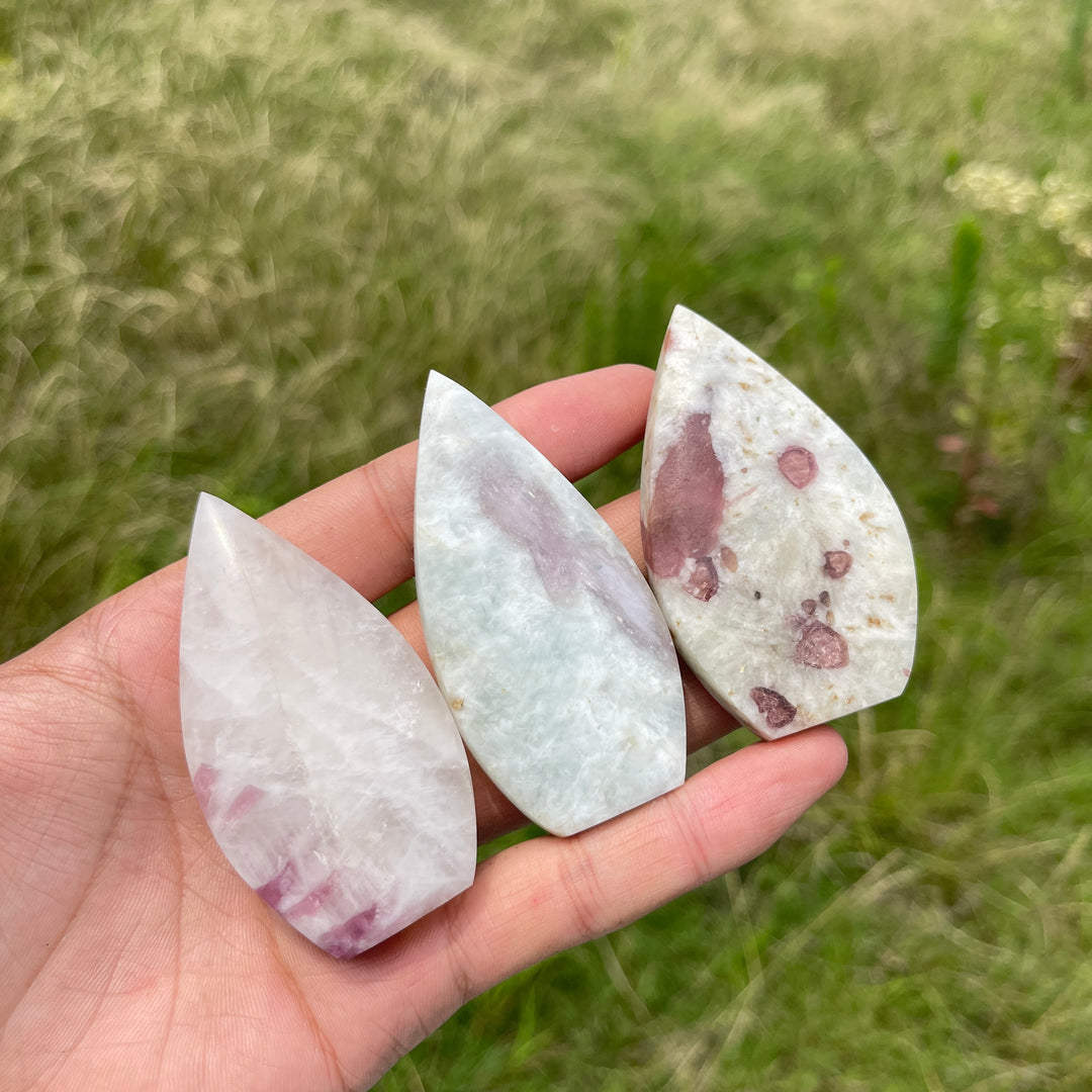 Natural Crystal Pink Tourmaline Teardrop