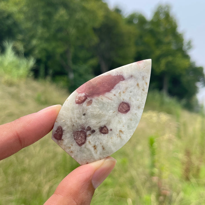 Natural Crystal Pink Tourmaline Teardrop