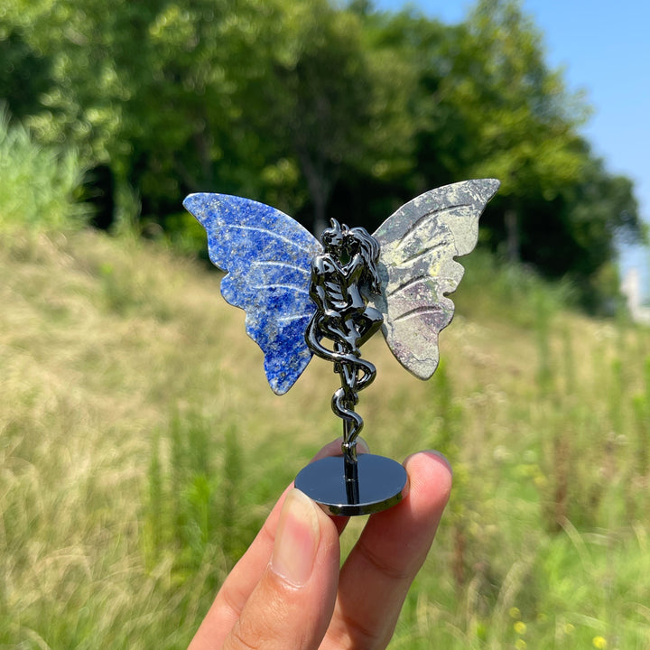 Natural Crystal Angel & Demon Wings