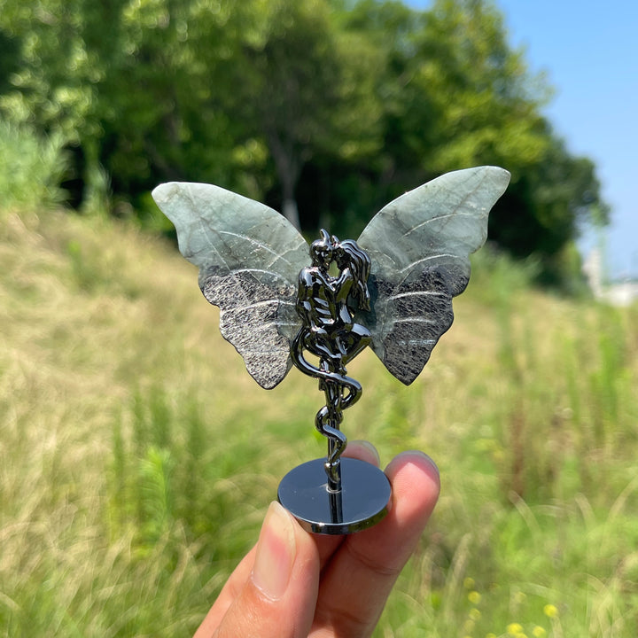 Natural Crystal Angel & Demon Wings