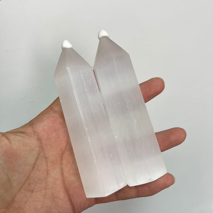 Natural Crystal Selenite Point