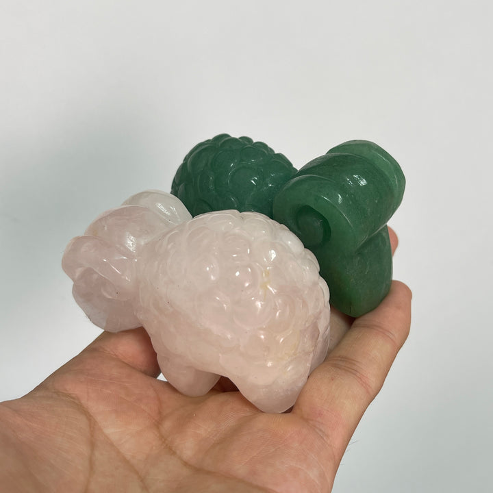 Natural Crystal Lovely Sheep Carving