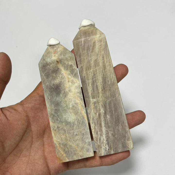Natural Crystal Moonstone Point
