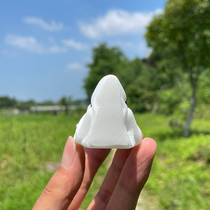 Natural Crystal Reading Ghost Lady Carving