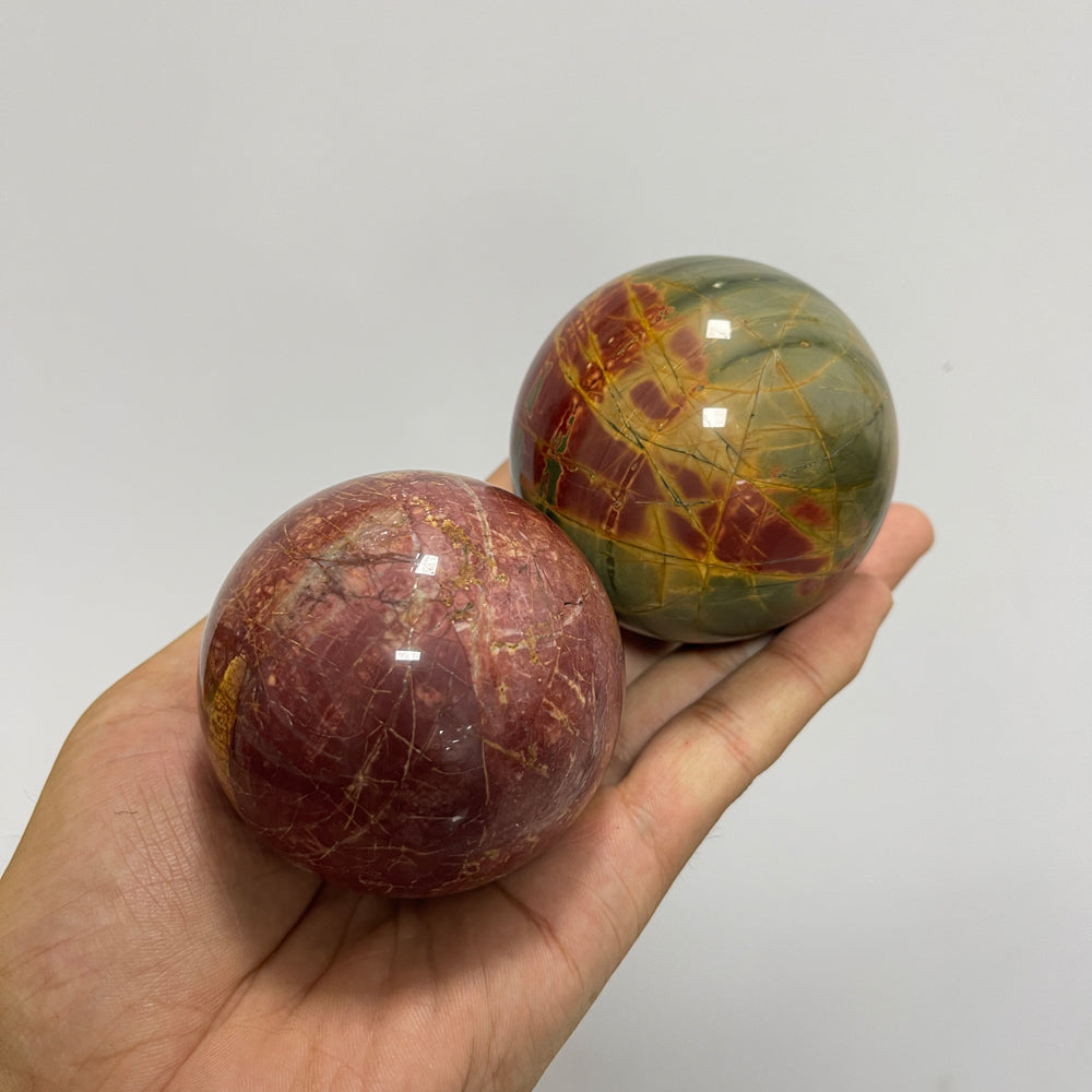 Natural Crystal Noreena Jasper Sphere