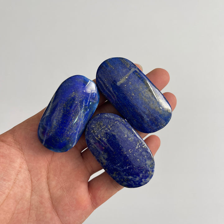 Natural Crystal Lapis Lazuli Palm Stone