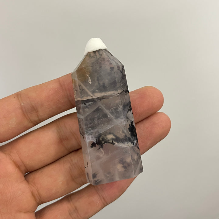Unique,Natural Crystal Dendritic Quartz Point