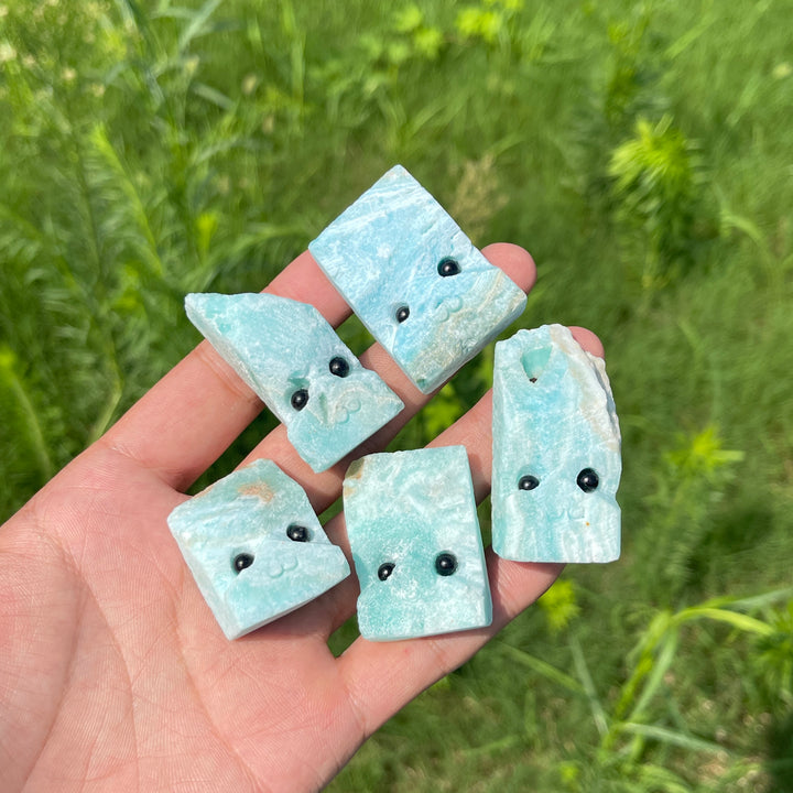 Natural Crystal Hemimorphite Groot Carving