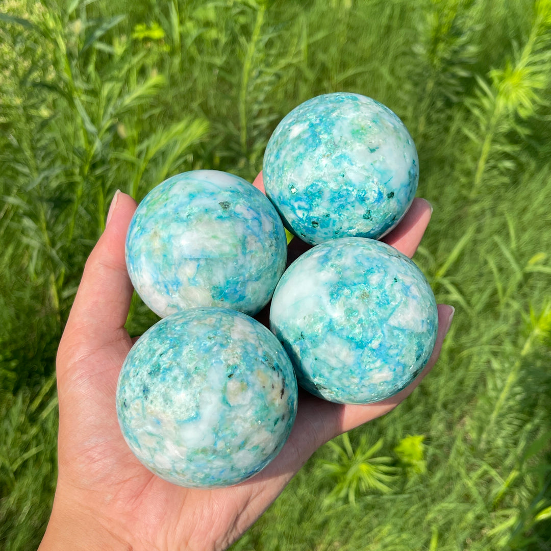 Natural Large Phoenix Stone Crystal Sphere