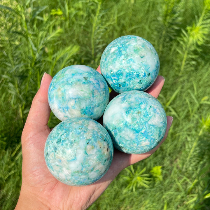 Natural Large Phoenix Stone Crystal Sphere