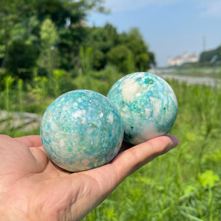 Natural Large Phoenix Stone Crystal Sphere