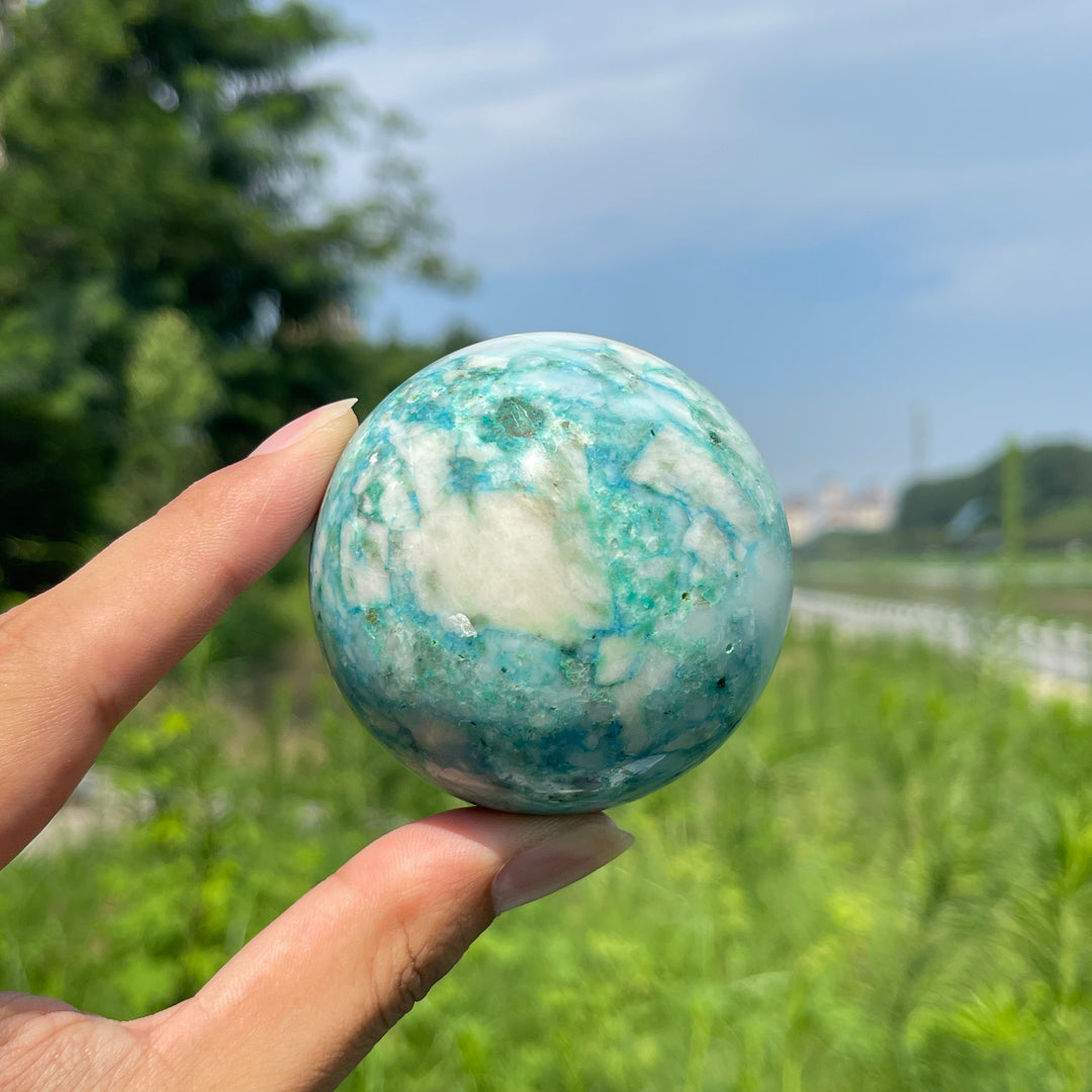 Natural Large Phoenix Stone Crystal Sphere