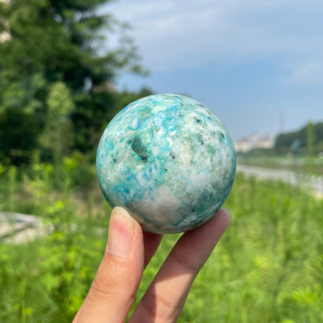 Natural Large Phoenix Stone Crystal Sphere