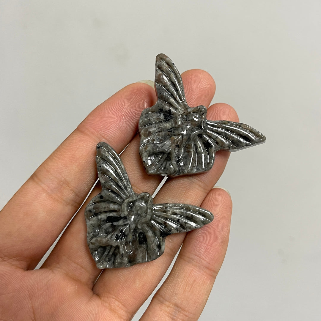 Natural Yooperlite Butterfly Fairy Carving