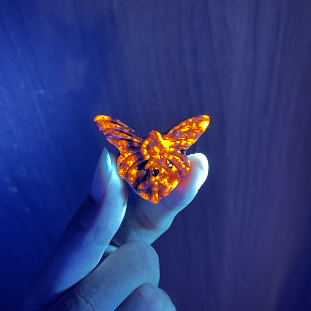 Natural Yooperlite Butterfly Fairy Carving