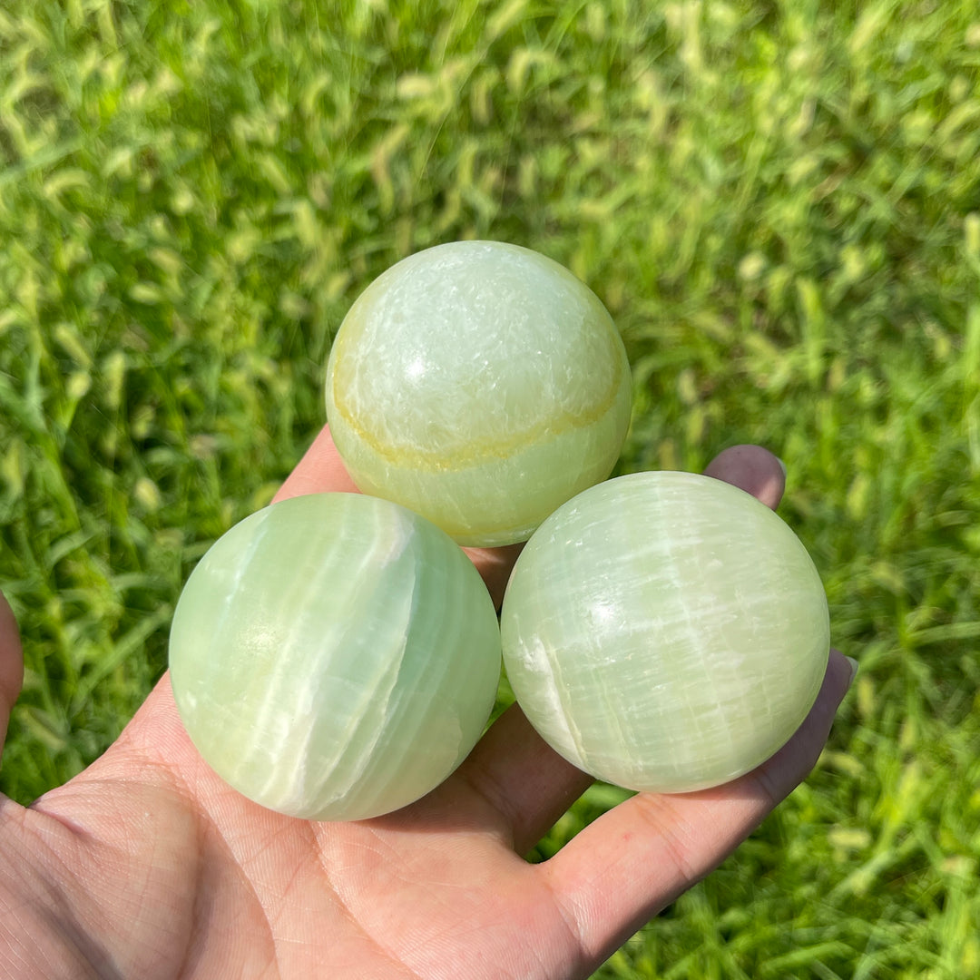 Natural Caribbean Blue Calcite Crystal Sphere