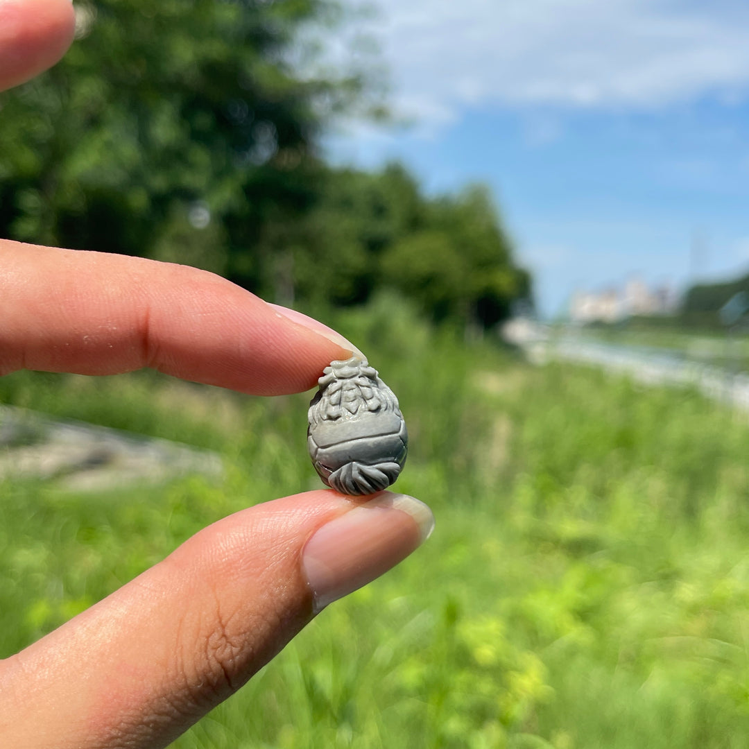 Natural Crystal Mini Alashan Agate Dragon Turtle