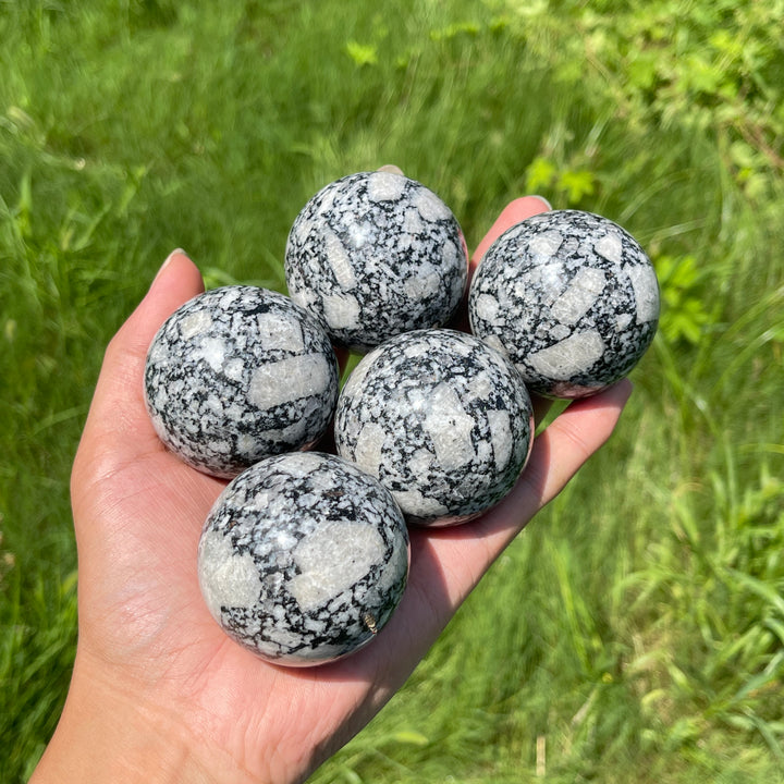 Natural Crystal Feldspar With Biotite sphere