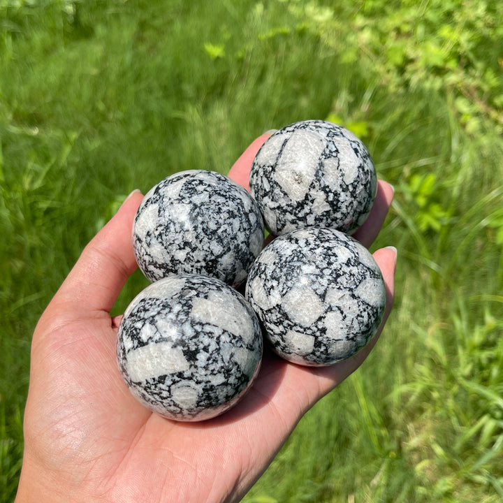 Natural Crystal Feldspar With Biotite sphere