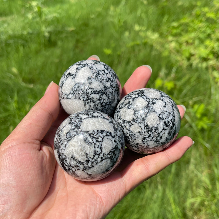 Natural Crystal Feldspar With Biotite sphere
