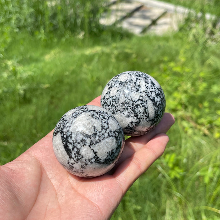 Natural Crystal Feldspar With Biotite sphere