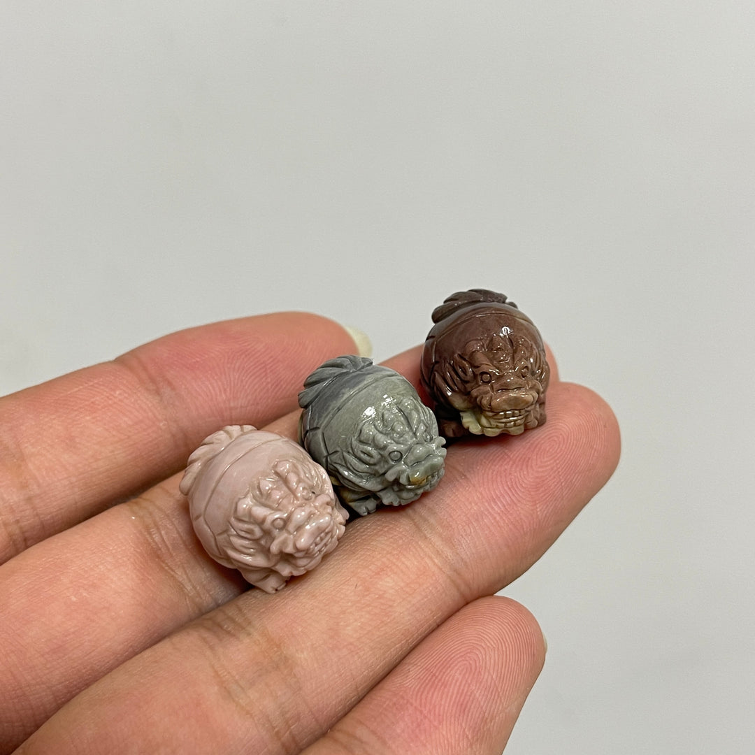 Natural Crystal Mini Alashan Agate Dragon Turtle
