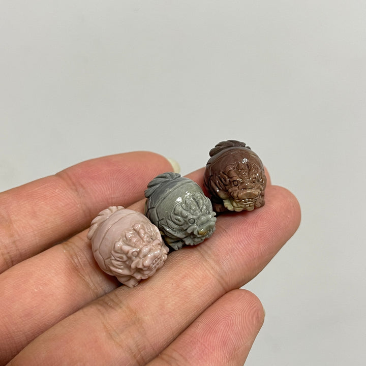 Natural Crystal Mini Alashan Agate Dragon Turtle