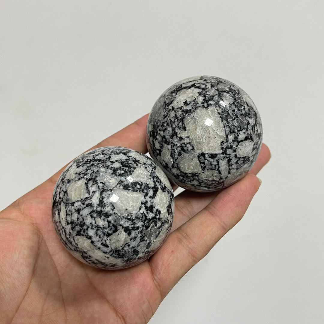 Natural Crystal Feldspar With Biotite sphere