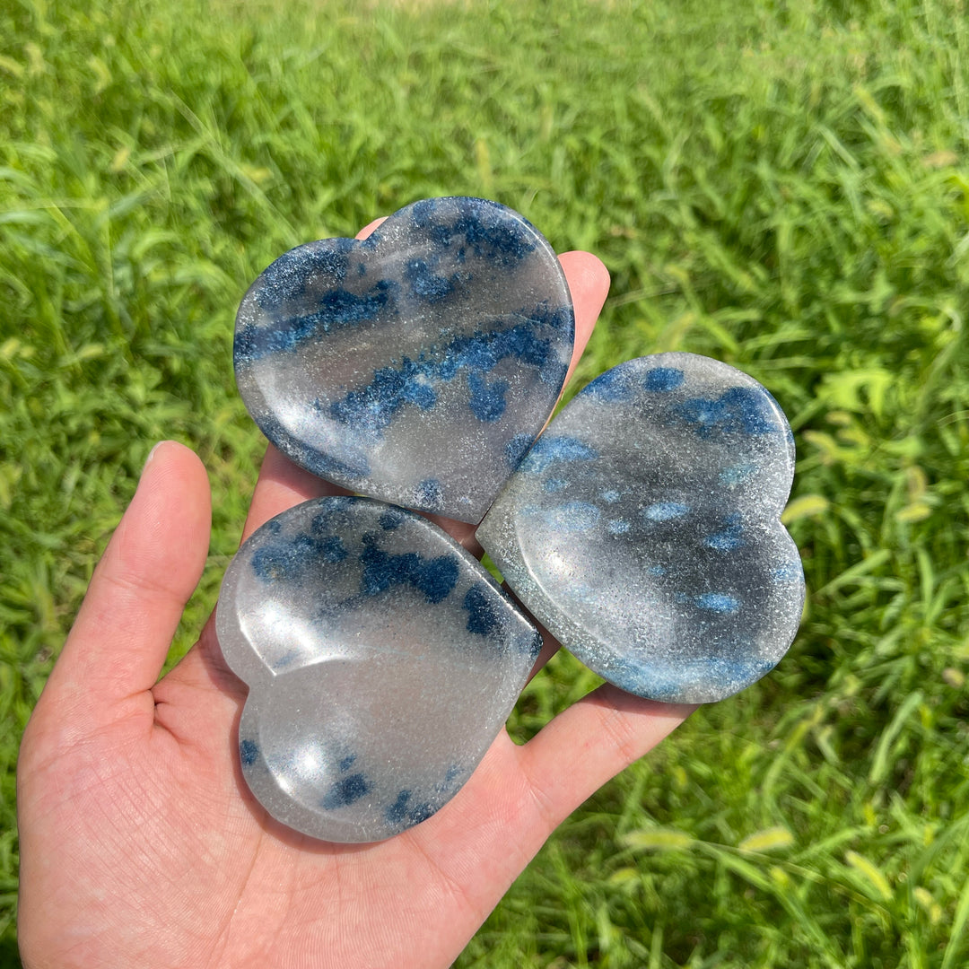 Natural Crystal K2 Heart Bowl