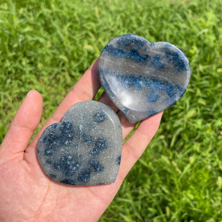 Natural Crystal K2 Heart Bowl
