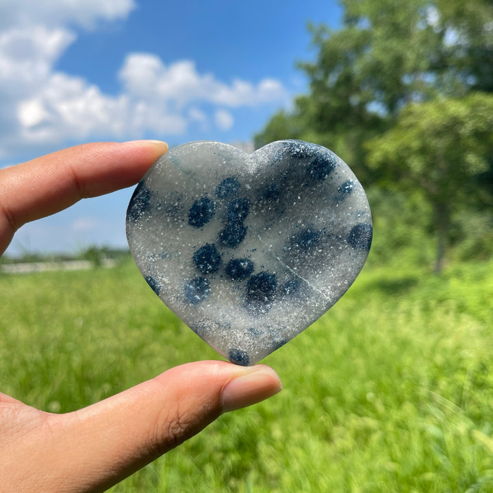 Natural Crystal K2 Heart Bowl