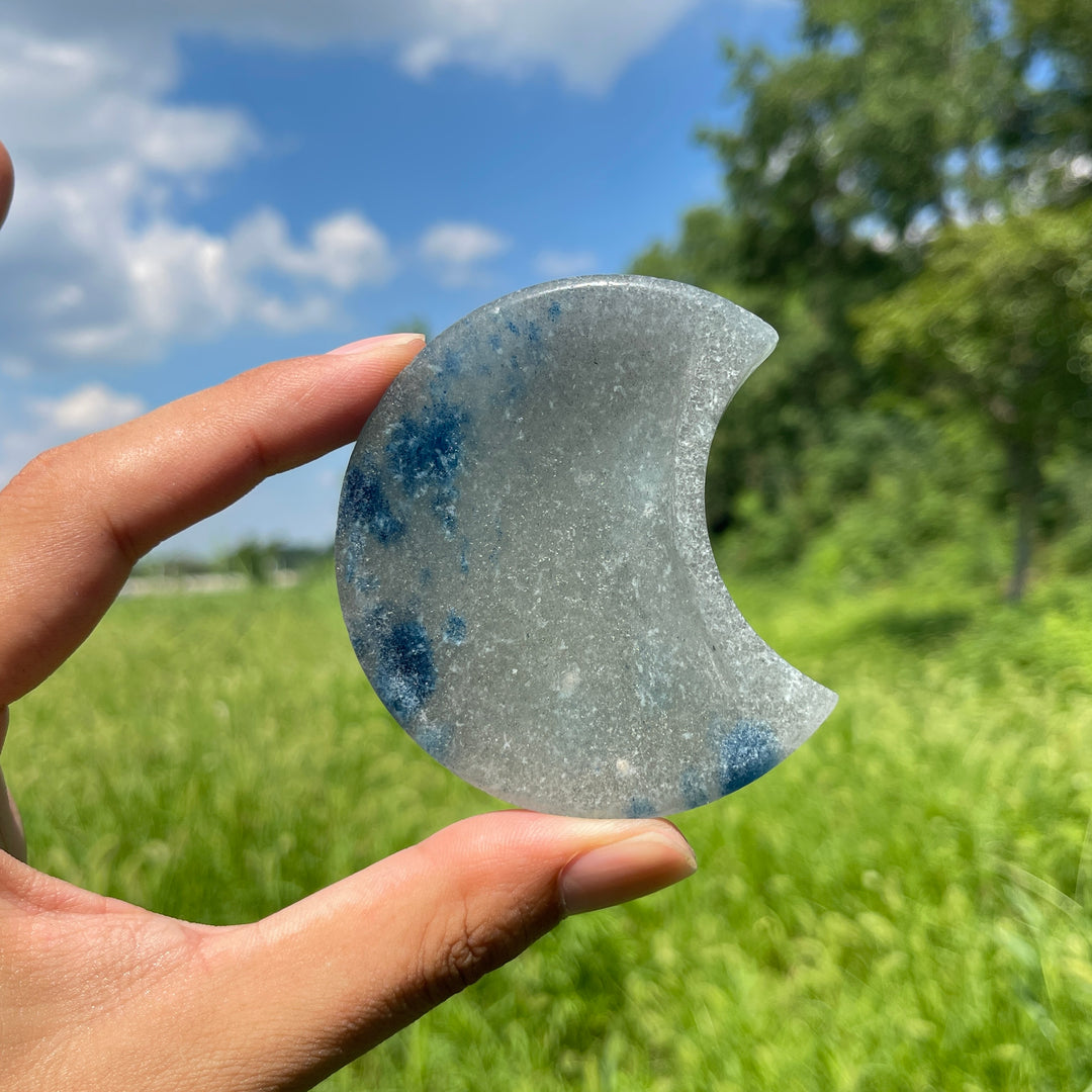 Natural Crystal K2 Moon Bowl