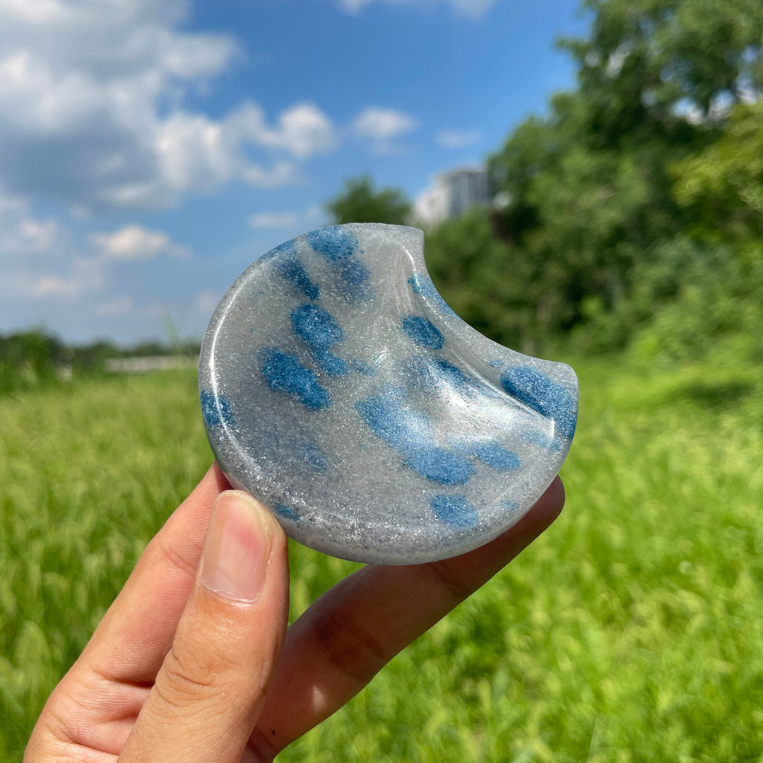 Natural Crystal K2 Moon Bowl