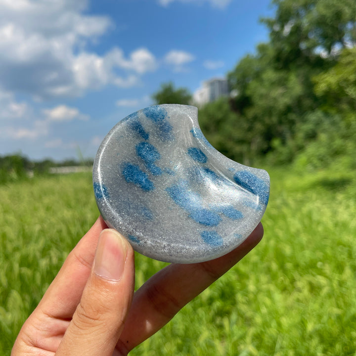 Natural Crystal K2 Moon Bowl