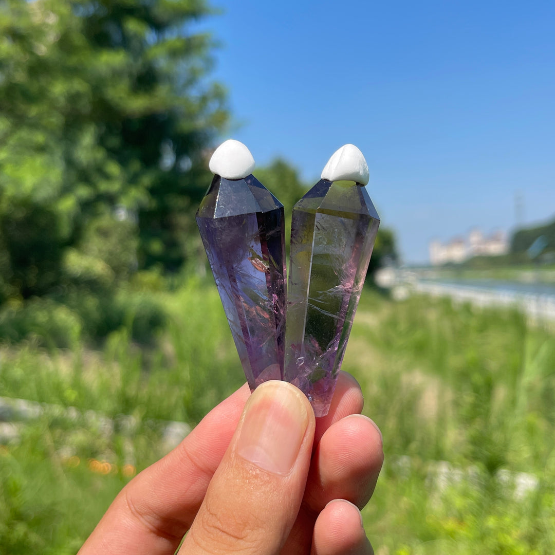 Natural Crystal Graceful Amethyst Wand