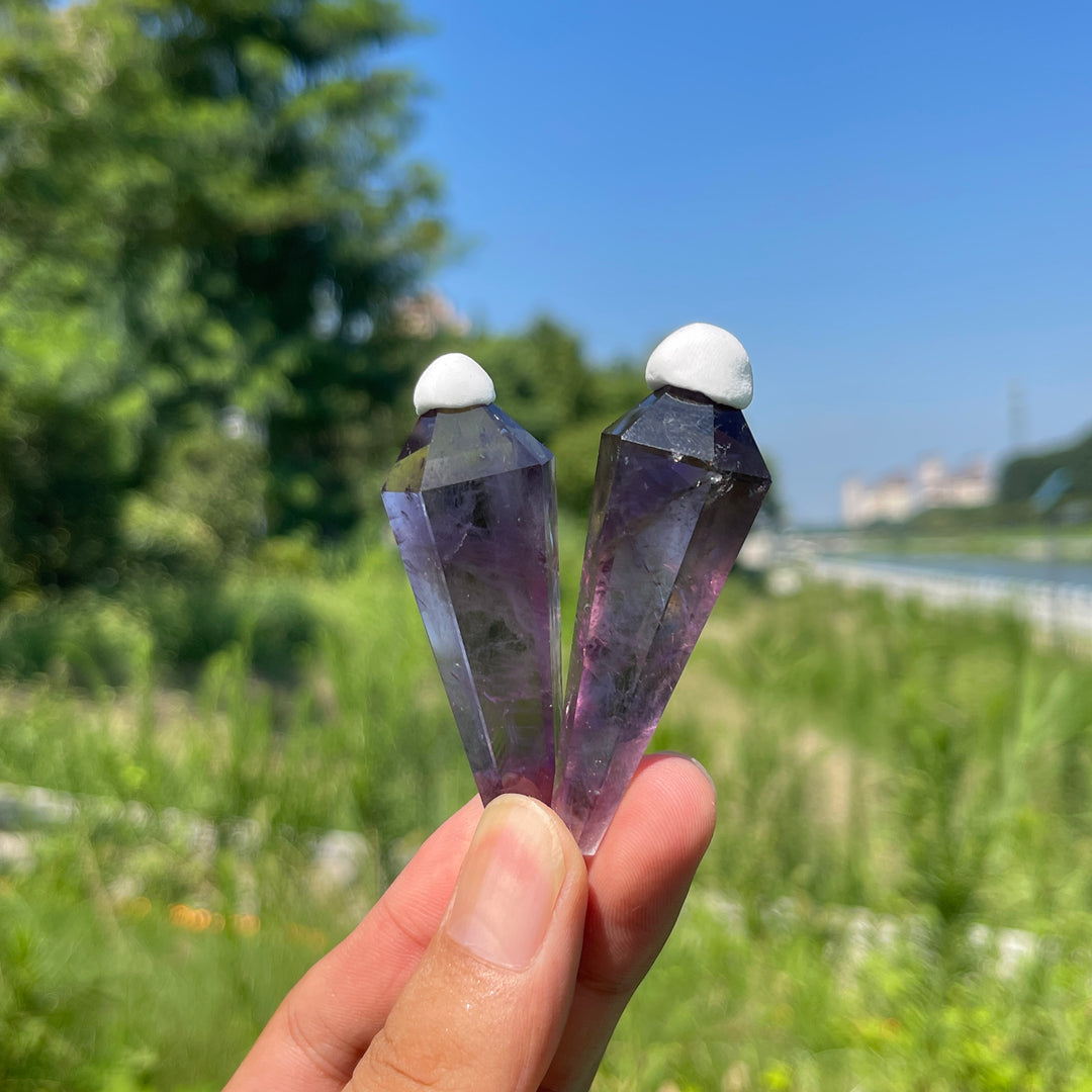 Natural Crystal Graceful Amethyst Wand