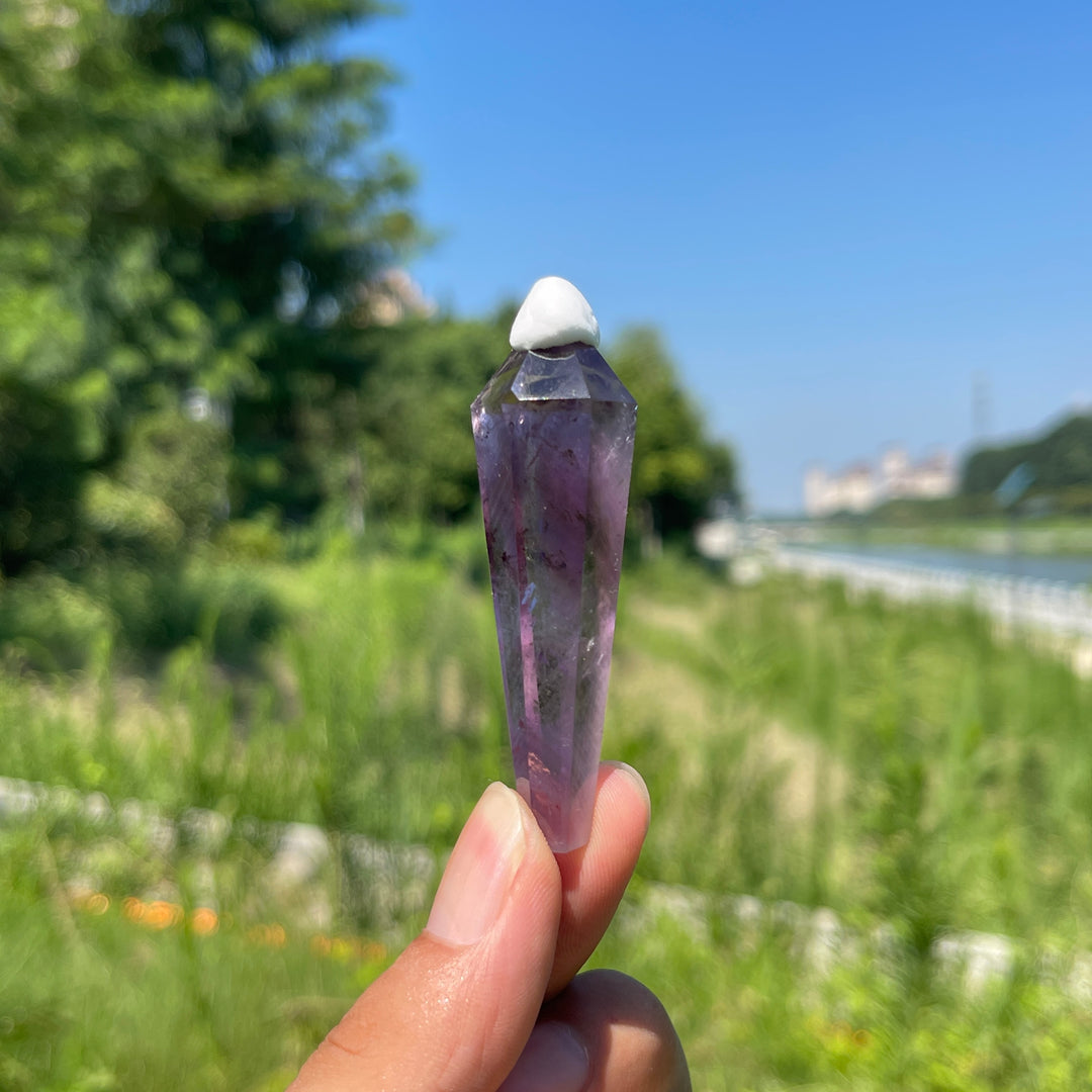 Natural Crystal Graceful Amethyst Wand