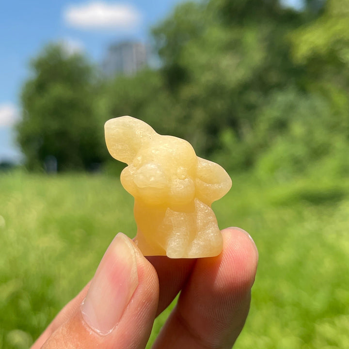 Natural Crystal Carving Mixed Materials Pig