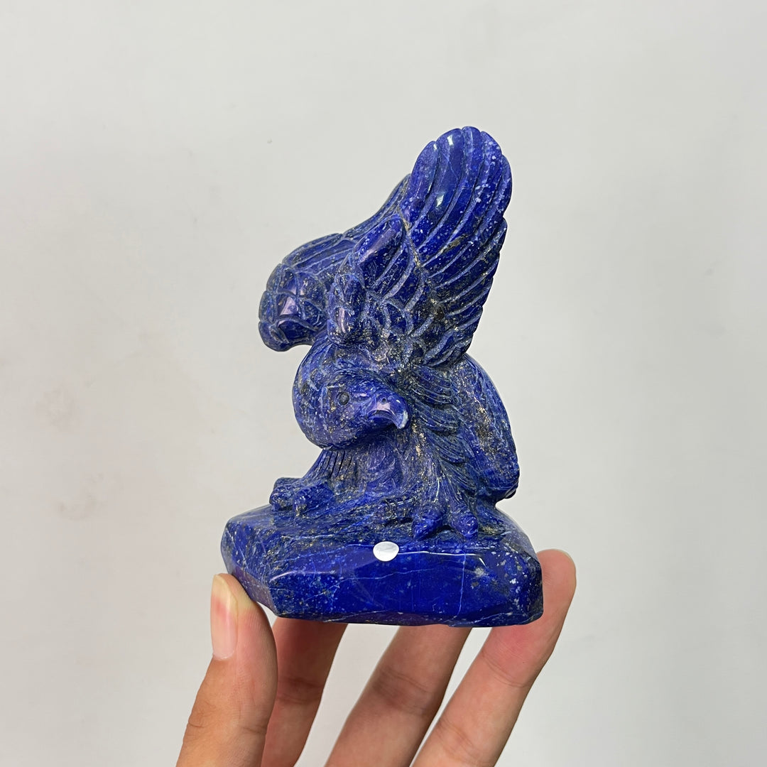 Unique,A Slightly Imperfect Natural Sourced Lapis Lazuli Eagle Carving