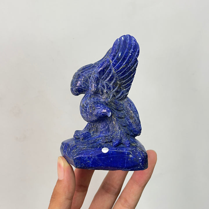 Unique,A Slightly Imperfect Natural Sourced Lapis Lazuli Eagle Carving