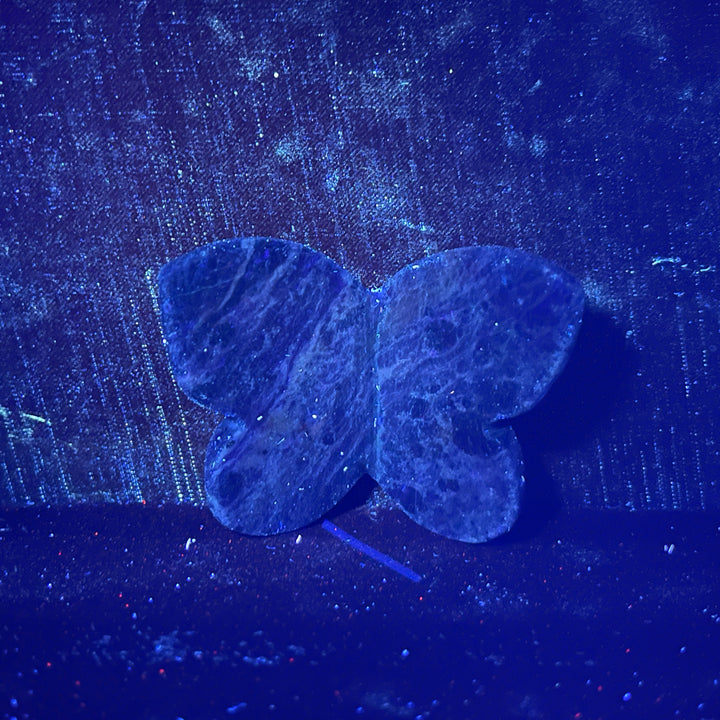 Natural Crystal Carved Stereoscopic Butterfly