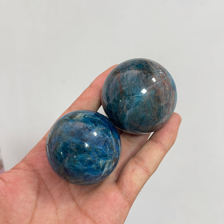 Natural Crystal Apatite Sphere