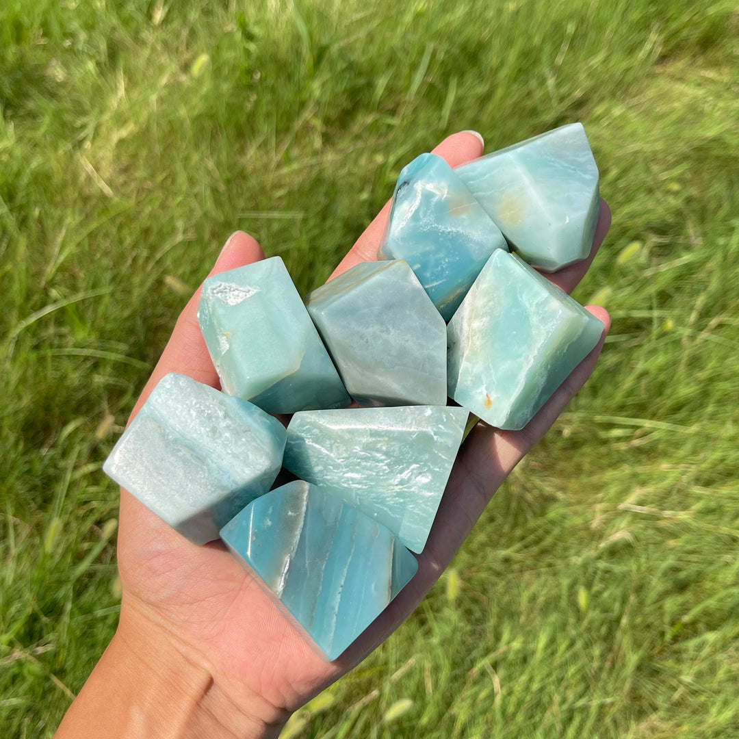 Natural Crystal Blue Quartzite Freeform