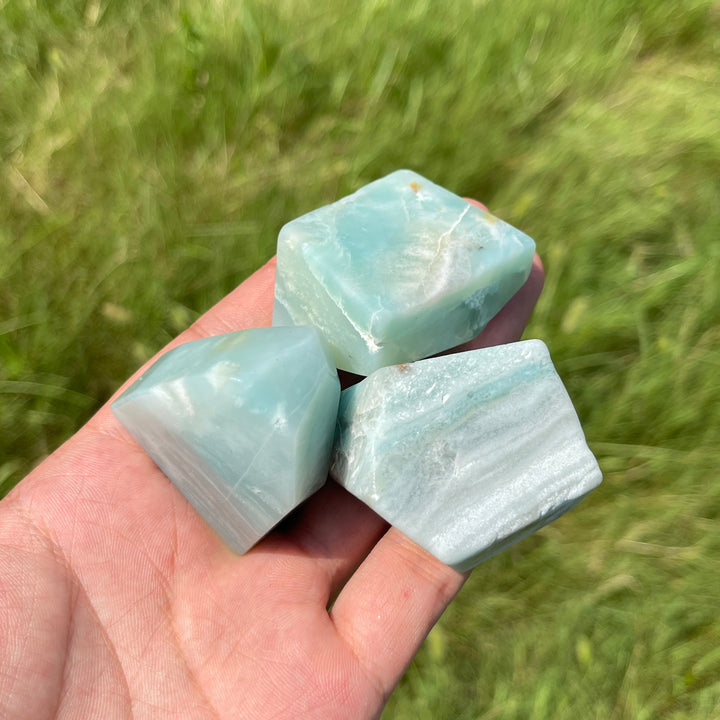 Natural Crystal Blue Quartzite Freeform