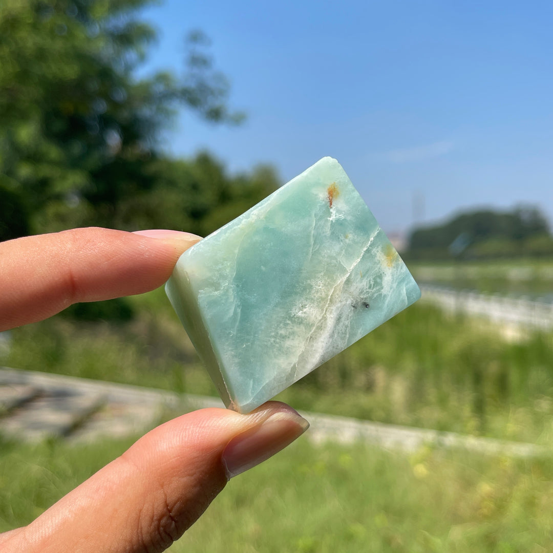 Natural Crystal Blue Quartzite Freeform