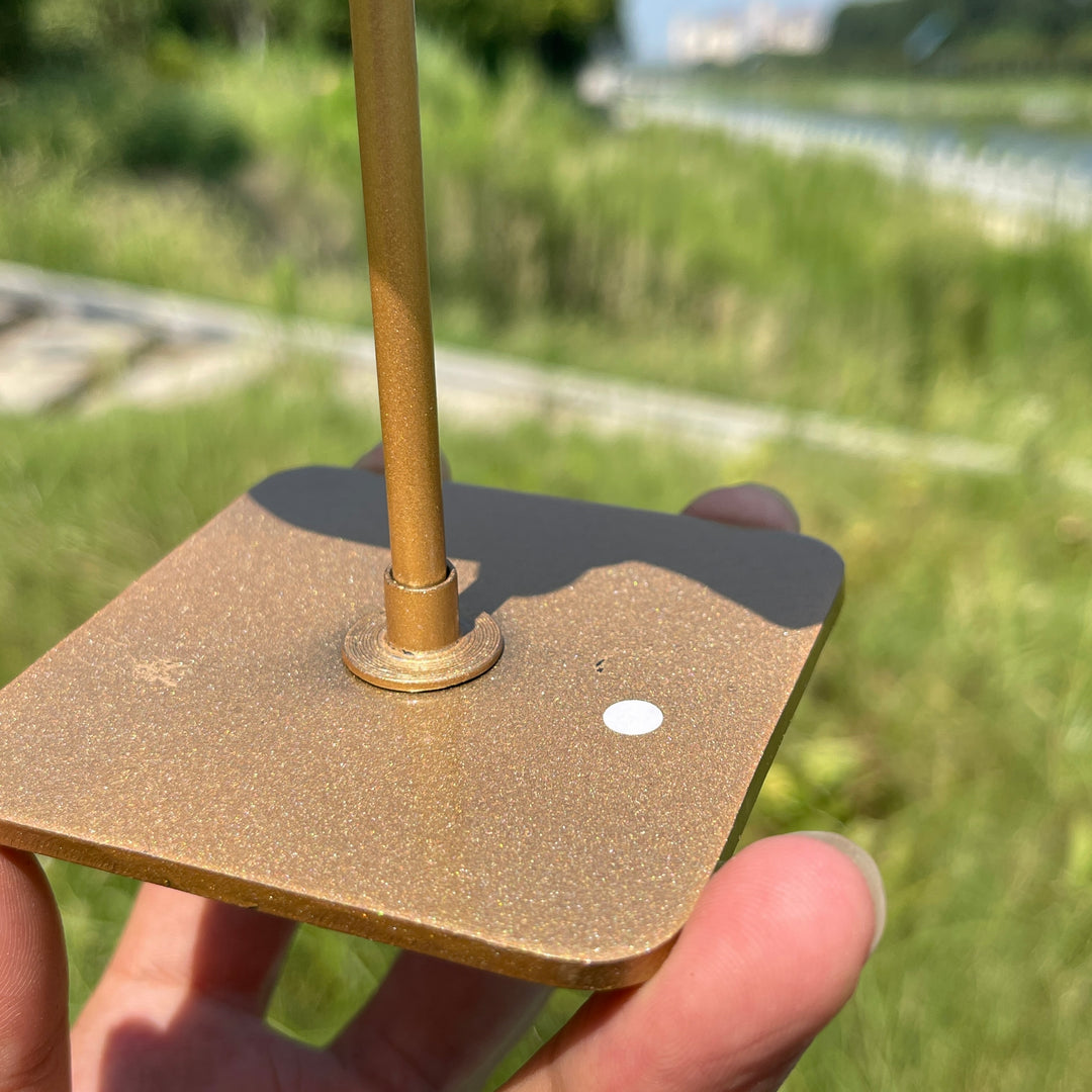 Unique,A Slightly Imperfect Natural Crystal Rotatable Wind Mill